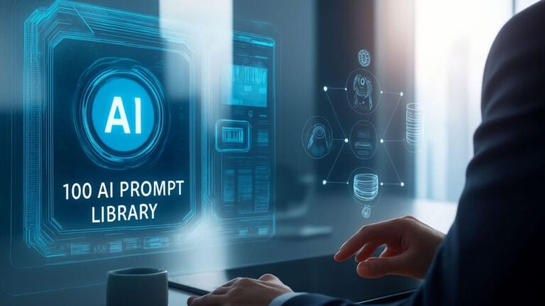 8. 100 個專業級 AI 指令集 (Prompt Library)